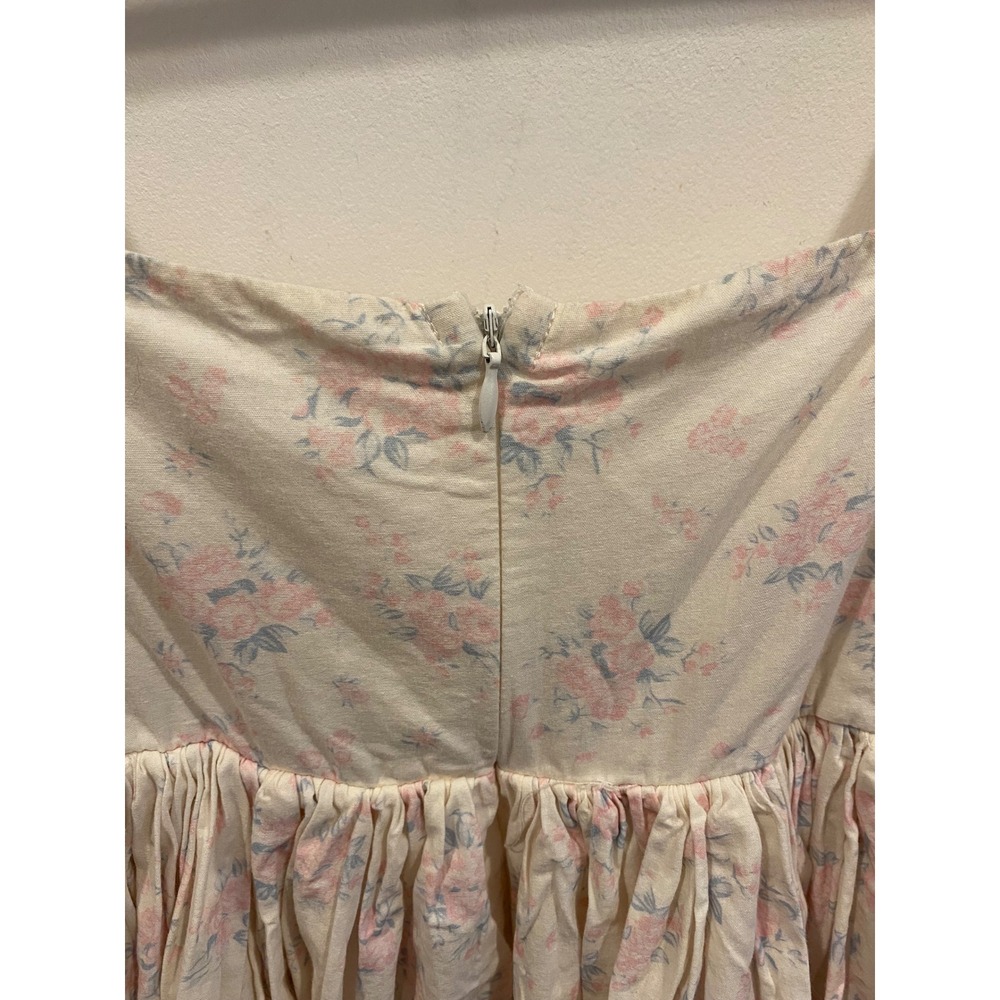 Dainty Feminine Floral Coquette Girl Babydoll Dress - Picture 5 of 10